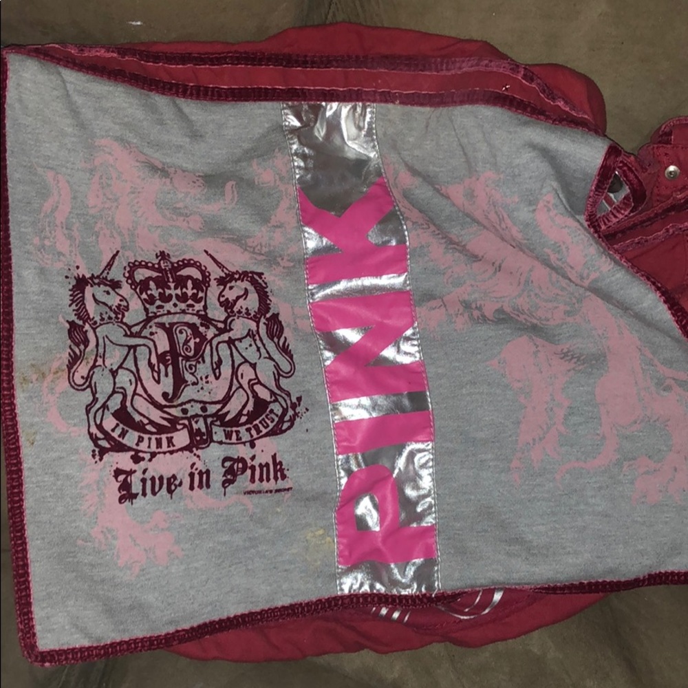 Victoria’s Secret pink duffel bag